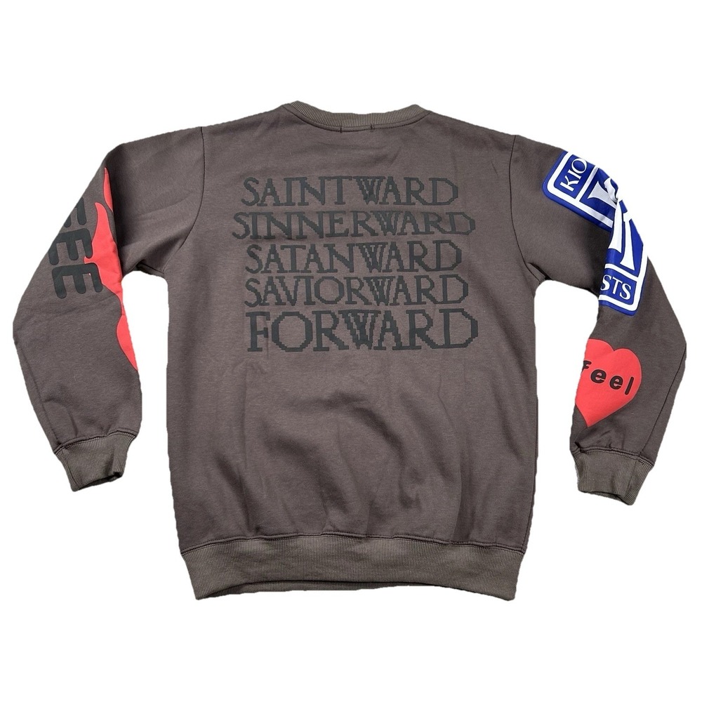 Hbat Kanye Kid Cudi Sweatshirt Womens XL I See Ghosts Saintward Hip Hop Colab - Picture 2 of 10